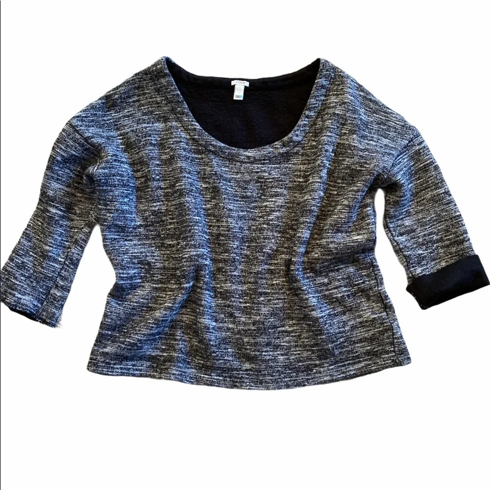 J. Crew Jaspé Scoopneck Pullover Size M Sweater